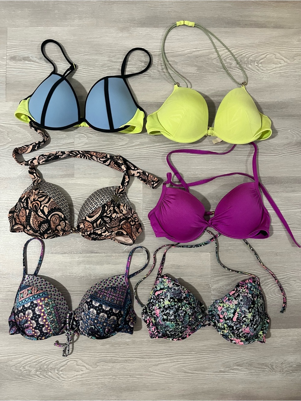 Victoria’s Secret Sexy Tease Bikini Tops Size 34C